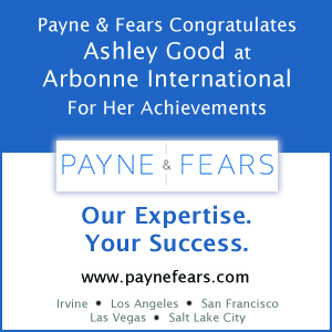 Ashley Good brings a wealth of experience and a business-oriented approach to her role as Arbonne’s Chief Legal Officer. We have been honored to assist Ashley in her efforts, and greatly appreciate her guidance and support. She is a wonderful business partner who excels in a diverse role with many challenges. - Eric C. Sohlgren, Partner at Payne & Fears LLP