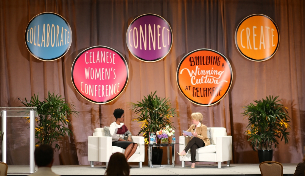 Lori, with Yolanda Conyers of Lenovo, at the first ever Celanese Women's Conference.